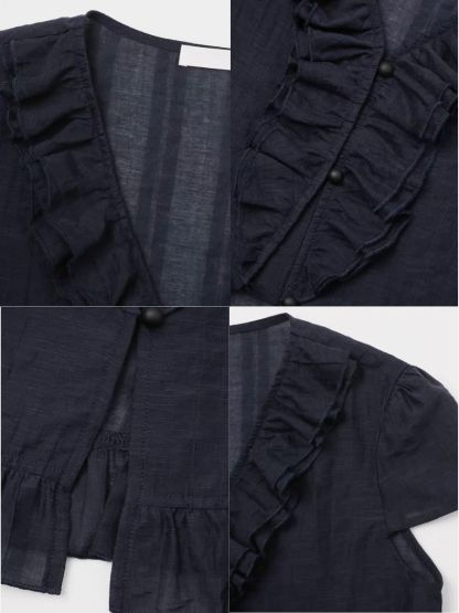 Kameron Ruffle Trim Blouse