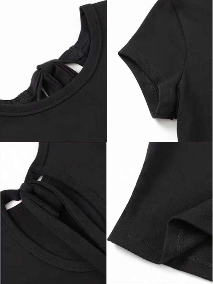 Faunia Ribbon Tie Back Top