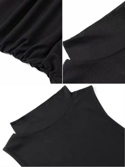 Florys Turtle Neck Sleeveless Top