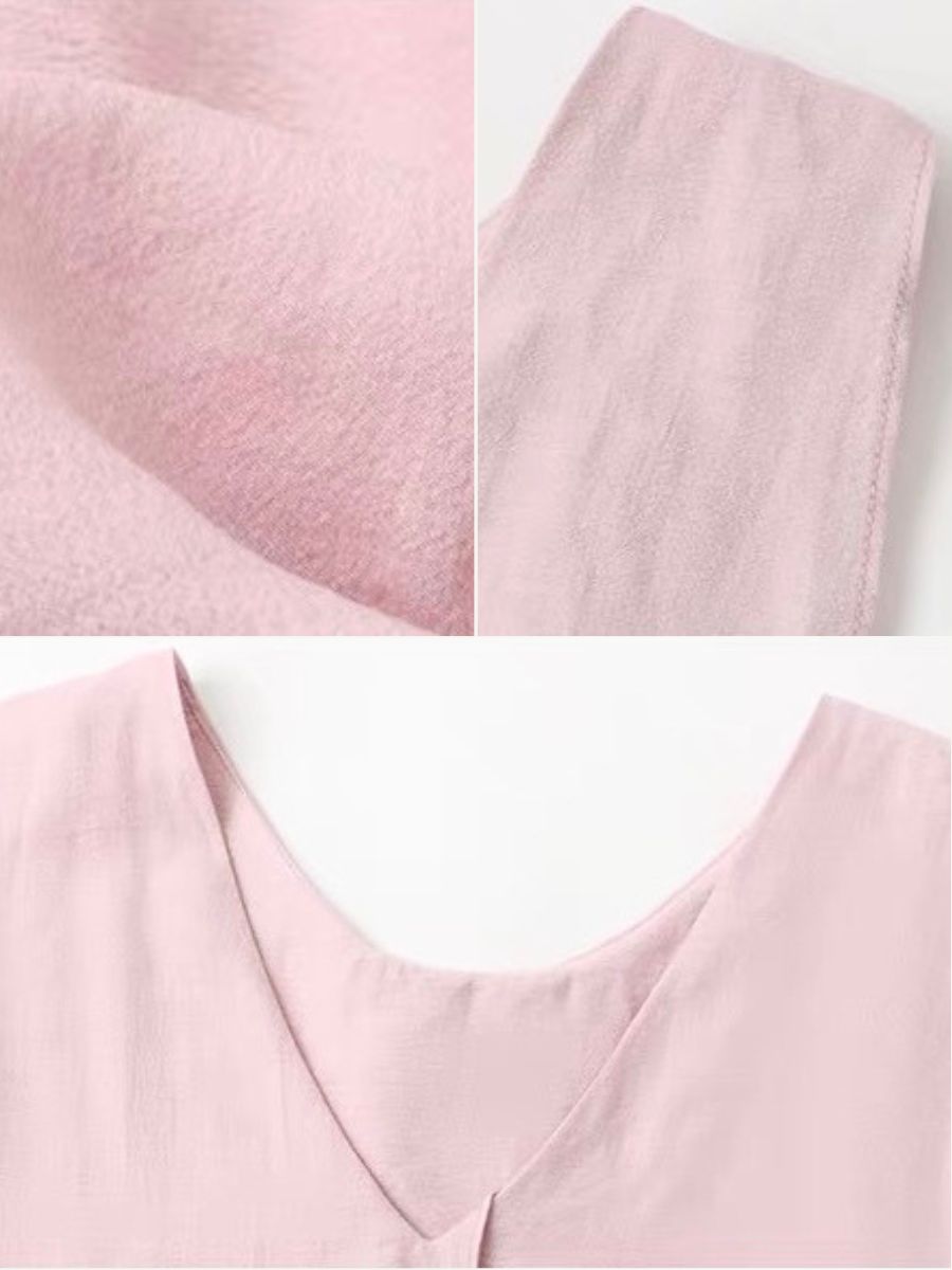 Odette Flowy Sleeveless Top with Tie