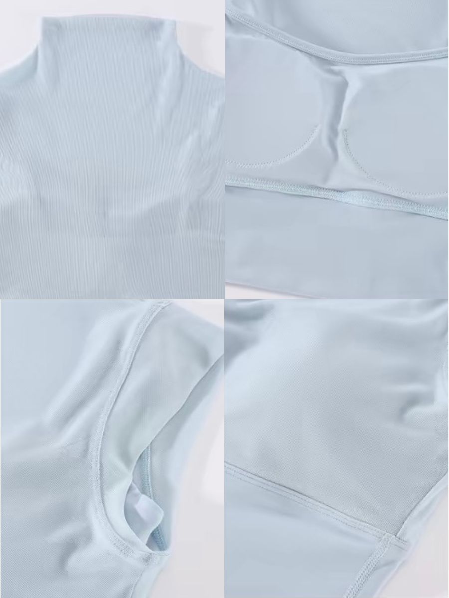 Salma Mid Neck Active Top
