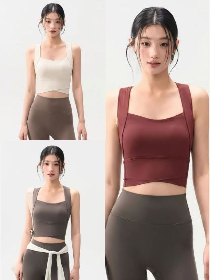 Sanya Cross Back Active Top