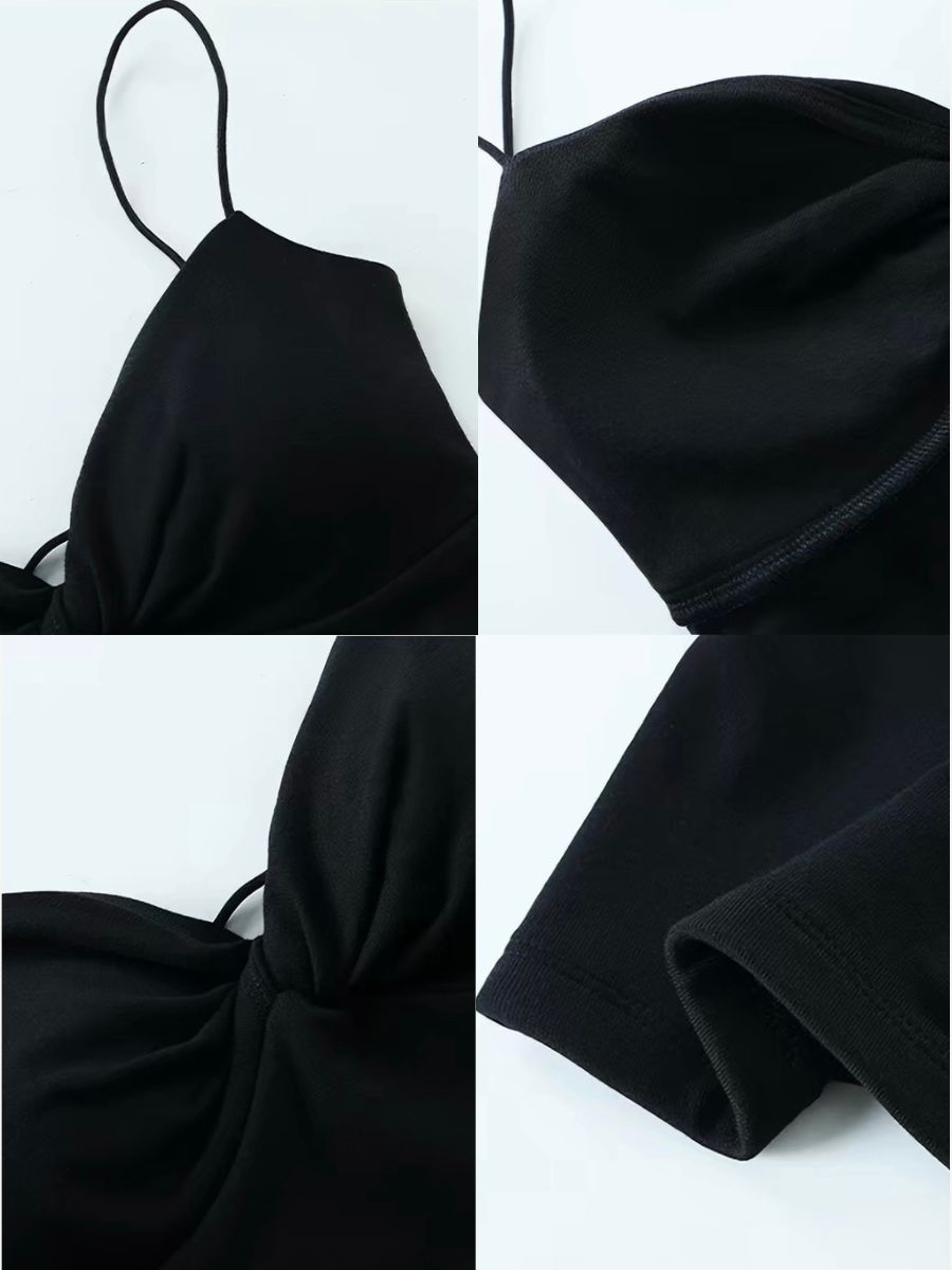 Vaishna Twisted Ruched Cami