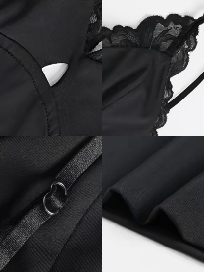 Vania Lace-Trim Bustier Cami Top