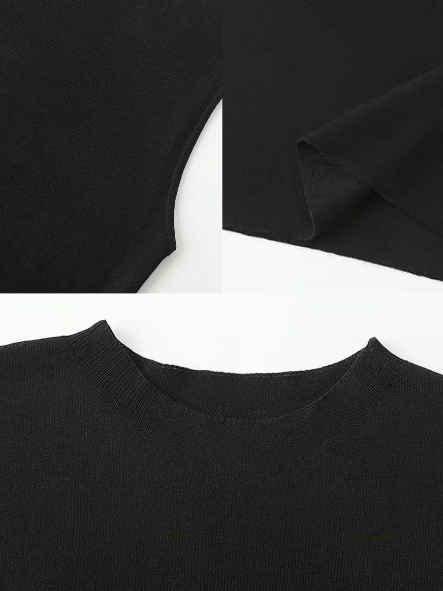 Dru Crew Neck Knit Top