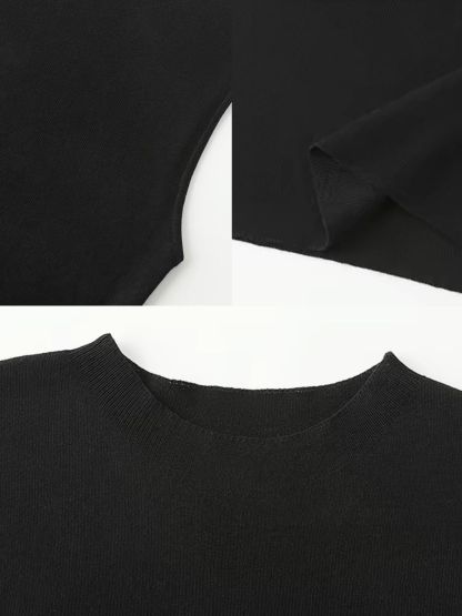 Dru Crew Neck Knit Top