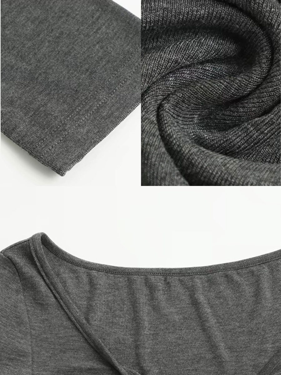 Grady Twist-Front Open Cardigan