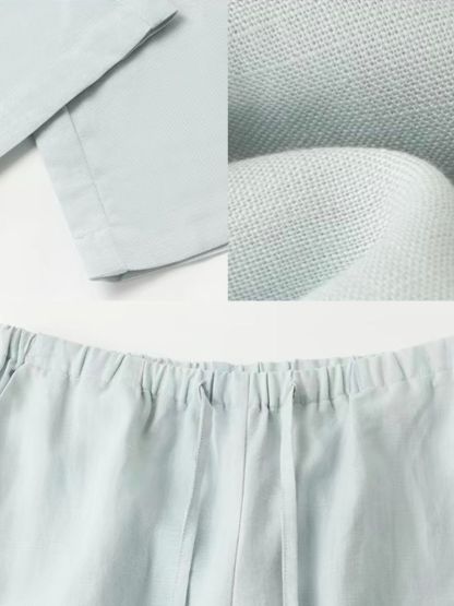 Gjerta Tencel Linen Blend Drawsrting Pants