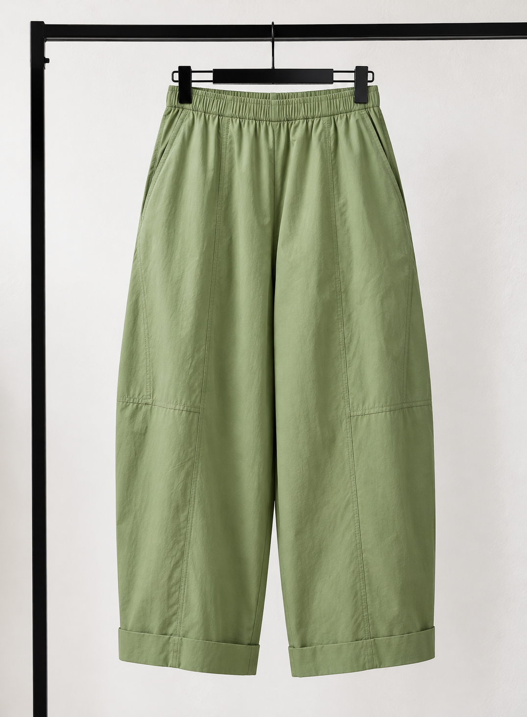 Jian Ku Panelled Barrel-Leg Pants
