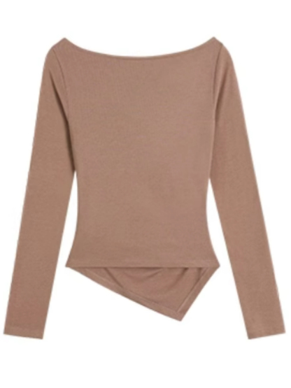 Jane Two Piece Long Sleeve Knit Top-The Black Bow-