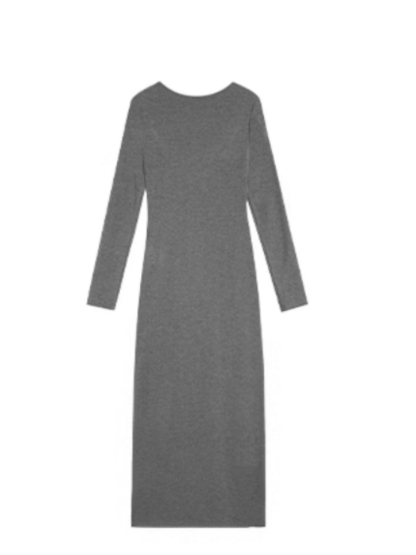Jermaine Cold Shoulder Knit Dress-The Black Bow-
