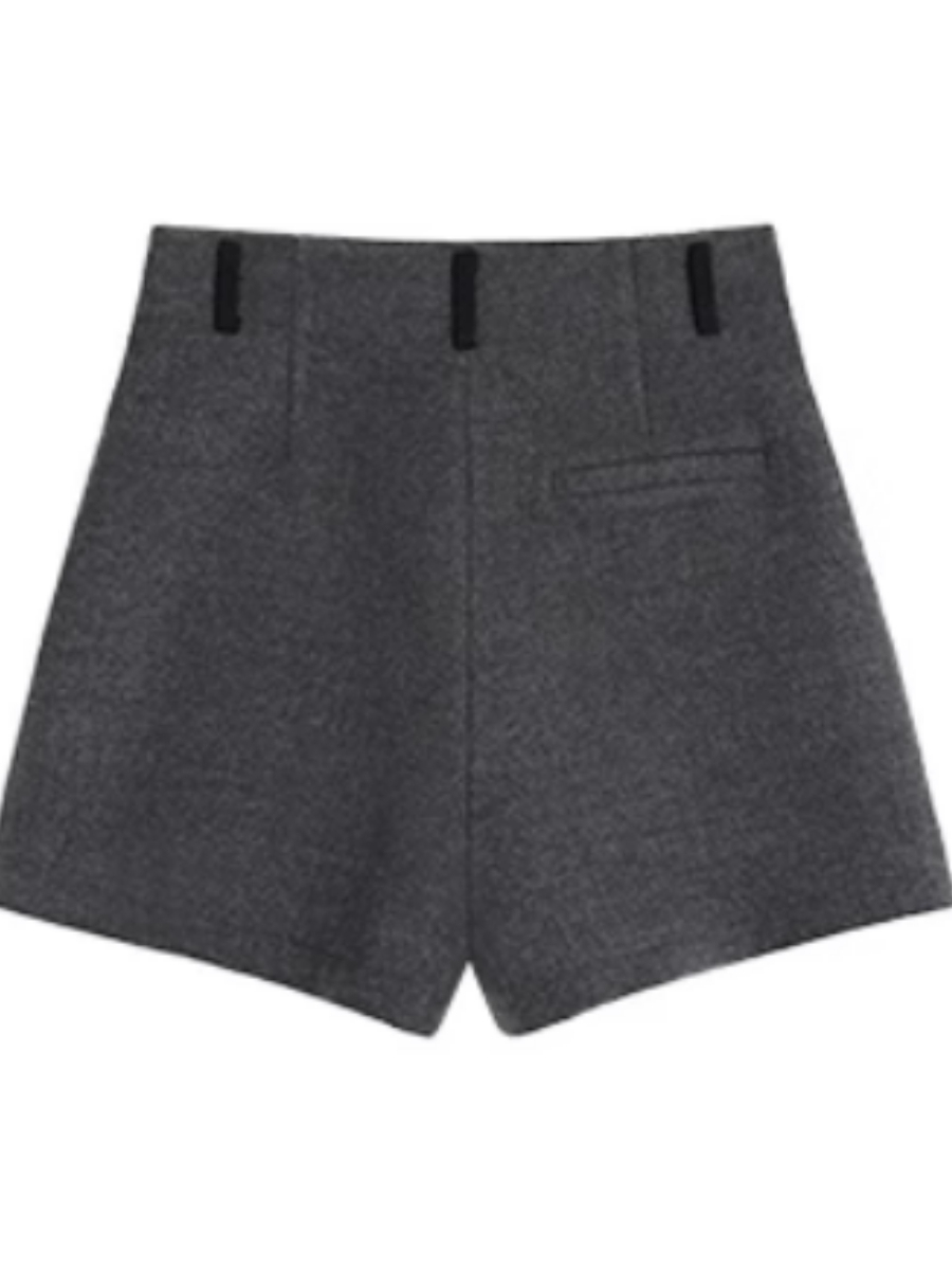 Jethroe Woolen Short Pants-The Black Bow-