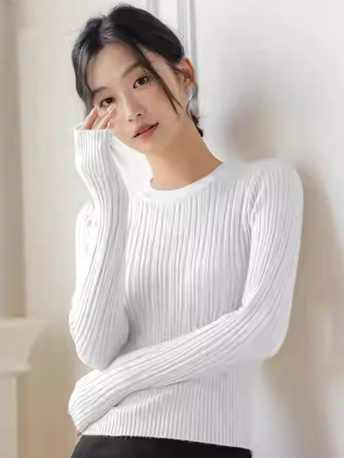 Lindt Round Neck Knit Top