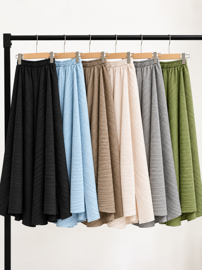 Yan Jian Pleated Asymmetric-Hem Palazzo Pants