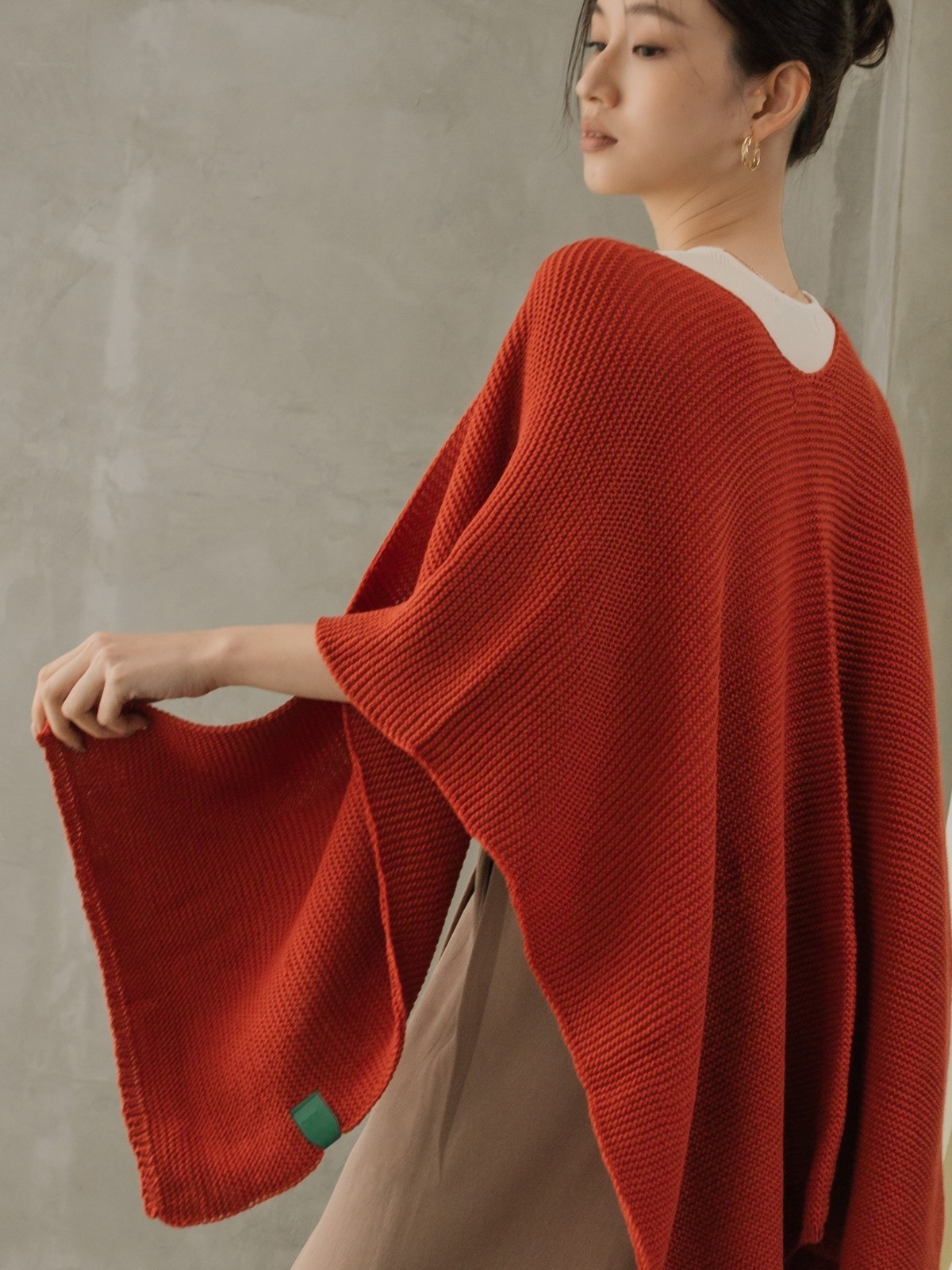 Minotti Shawl Wrap (Mandarin)-The Black Bow-