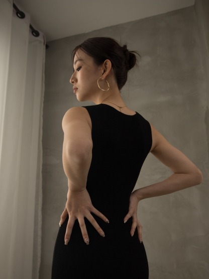 Gaspard V-Neck Maxi Dress (Discounted-Free Size)-The Black Bow-