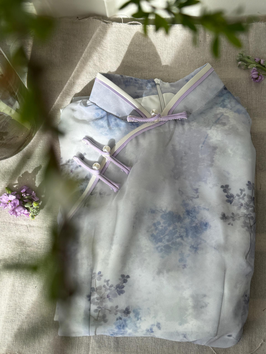 Ya An Ao Dai Cheongsam-The Black Bow-