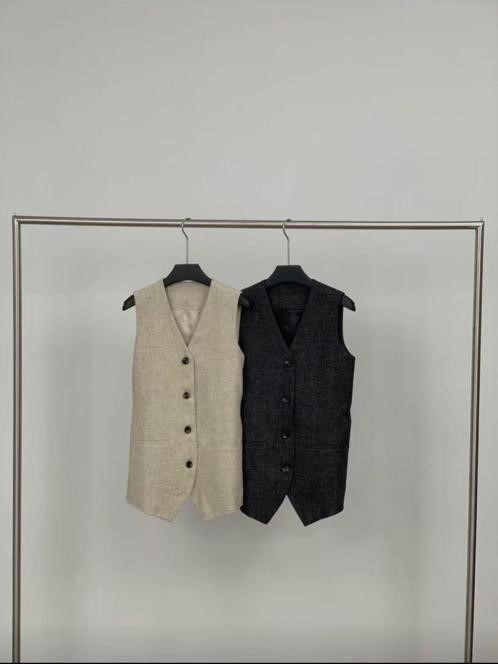 Lyon Linen Tie Back Vest (POS)