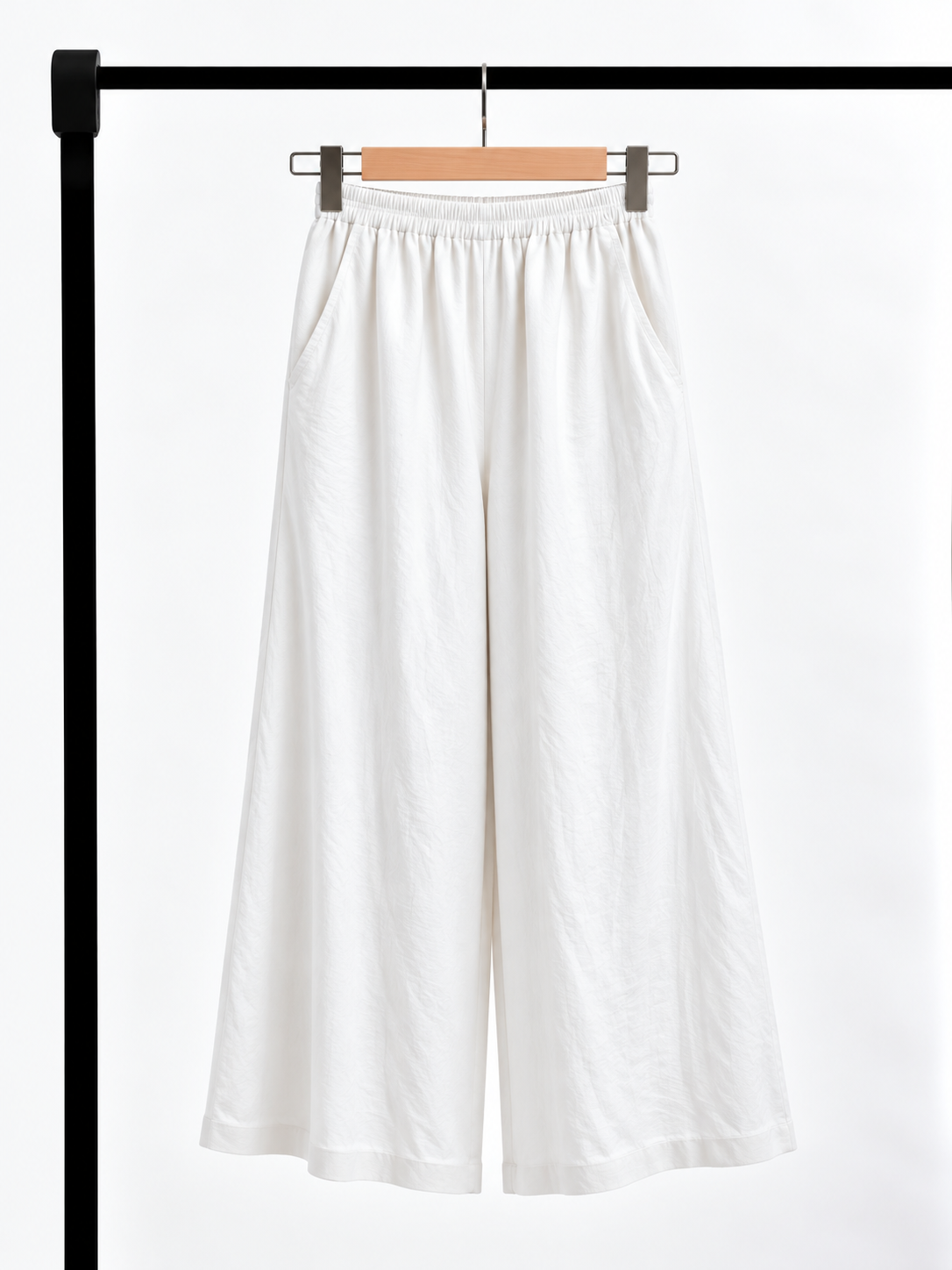 Yan Ju Ramie Wide-Leg Pants