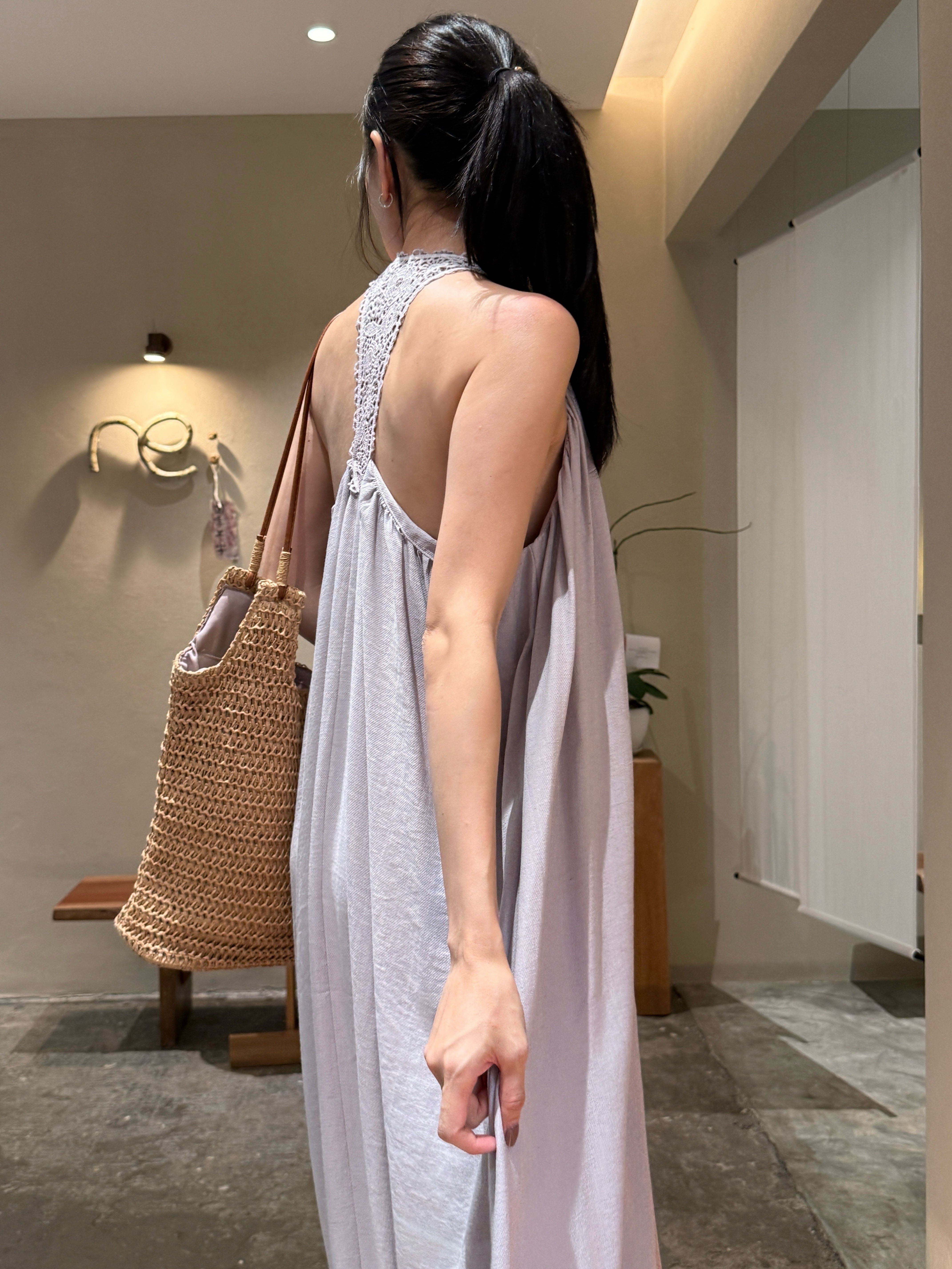 Yohaira Back Lacey Dress