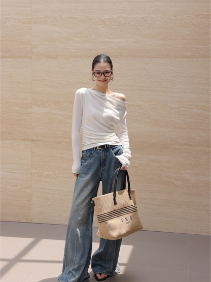 Haven Soft Draped Long-Sleeve Top