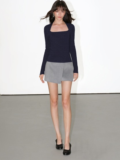 Jeanette Tailored Mini Skort