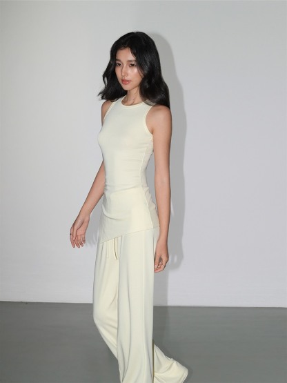 Lenora Draped Tank Top & Wide-Leg Pants (Sold Separately)