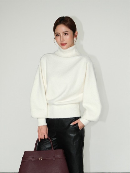Lydia Relaxed Turtleneck Sweater