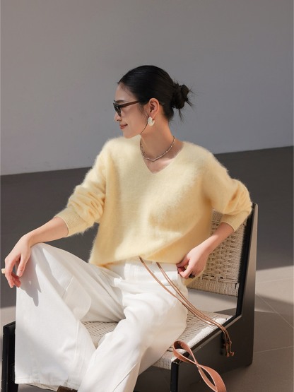 Heranny Furry Wool Top