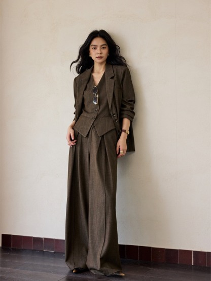 Harriet Textured Blazer, Vest & Pants (Sold Separately)