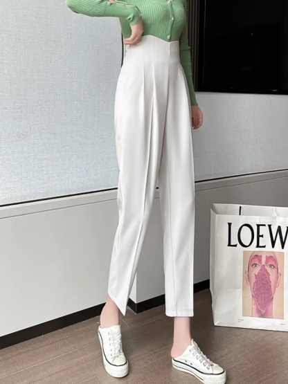 Luna Peg Leg Pants-The Black Bow-
