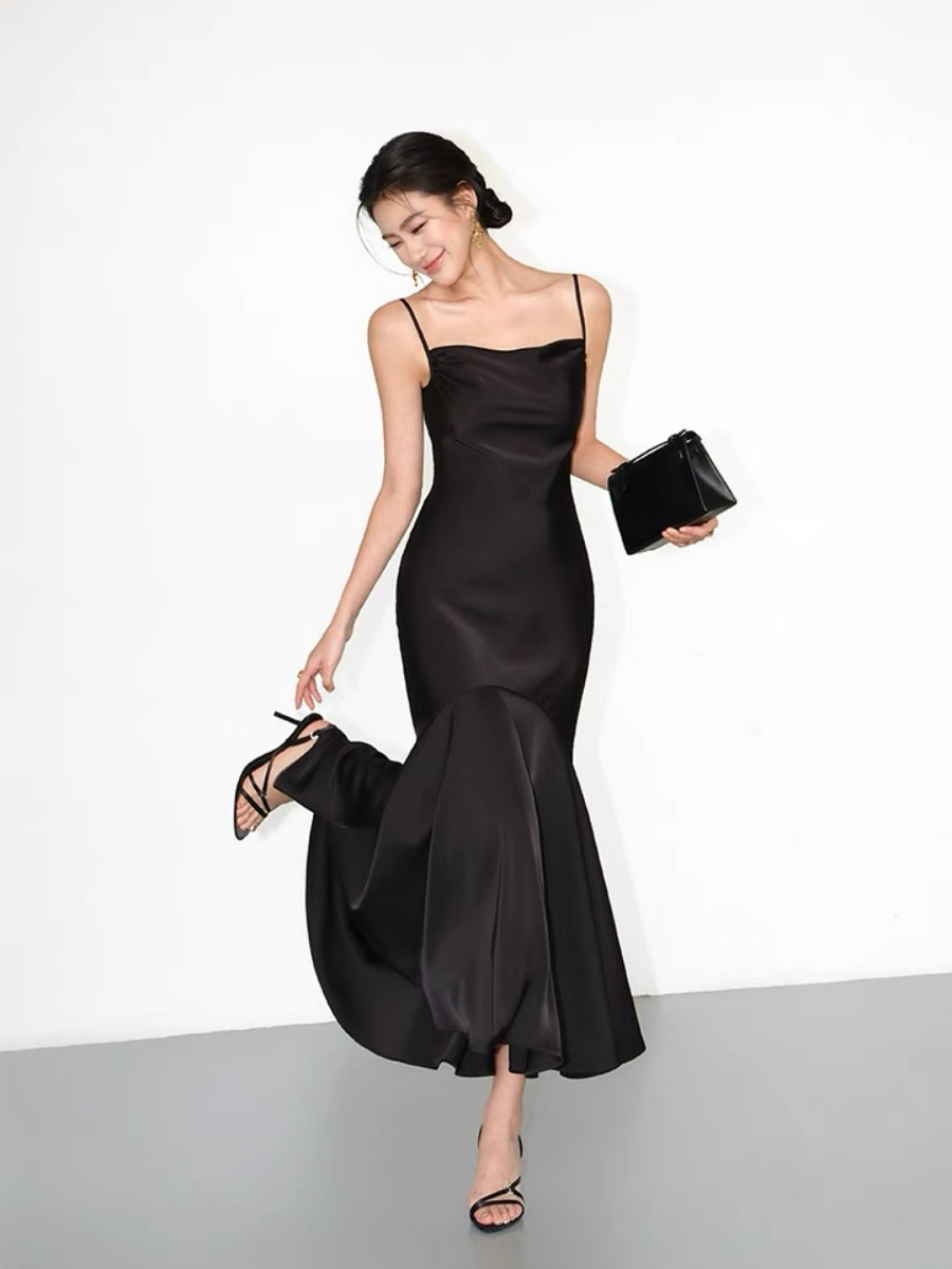 Kavya Swing Collar Cami Dress