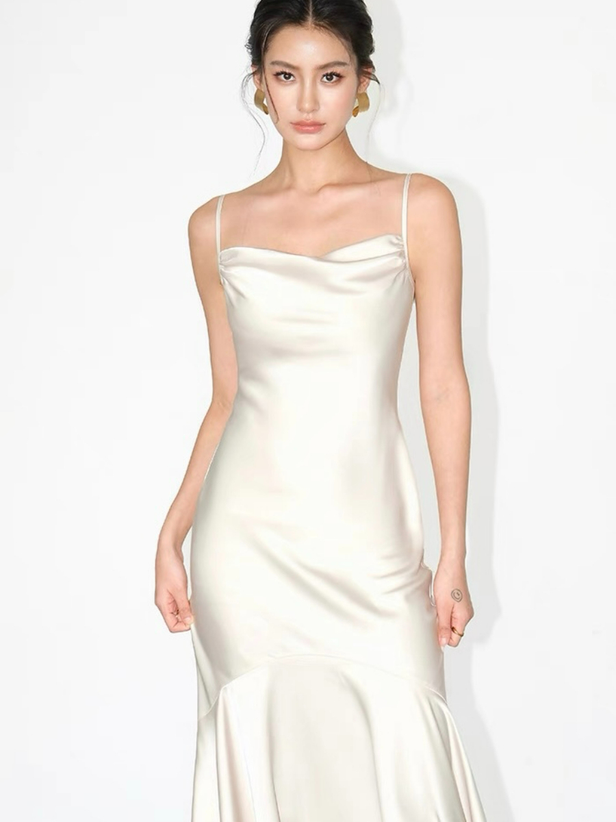 Kavya Swing Collar Cami Dress