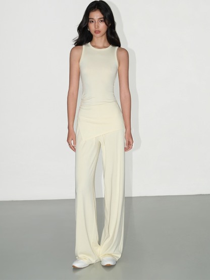 Lenora Draped Tank Top & Wide-Leg Pants (Sold Separately)