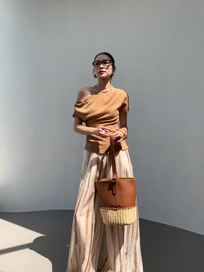 Shuang Cha Tencel Blend Culottes