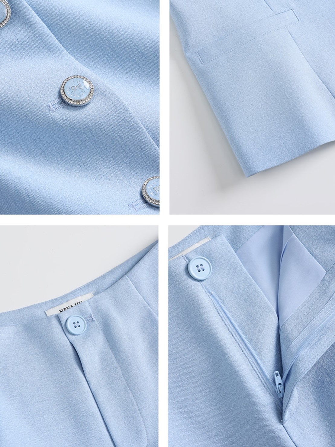 Leandra Tailored Vest & Shorts (Sold Separately)