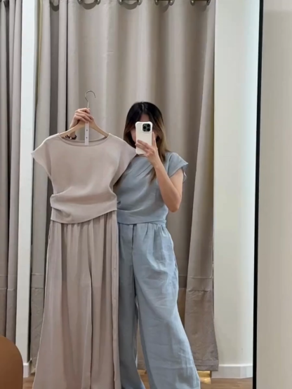 Chandall Back Tie Pants Set (PTS101)