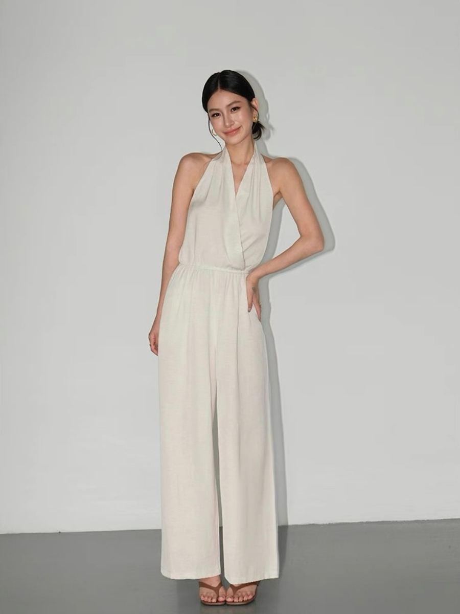 Whitley Halter Neck Jumpsuit