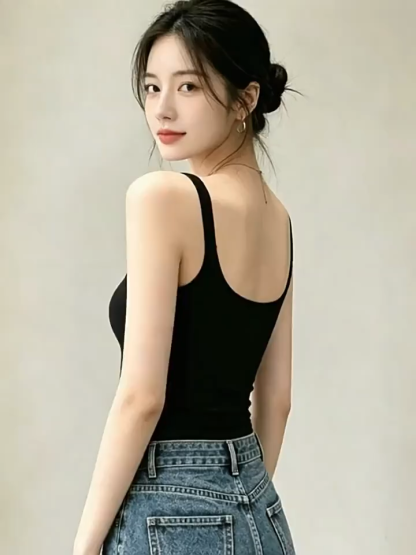 Emily Basic Strappy Padded Top