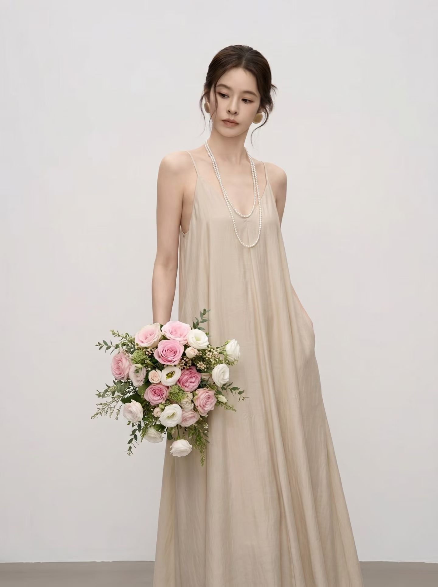 Wiolett Low Back Cami Dress