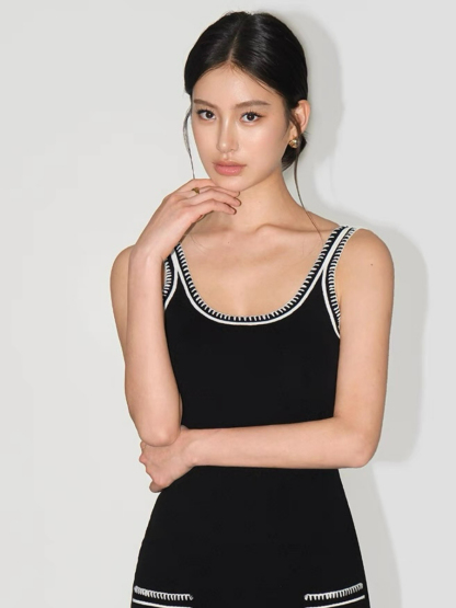 Kodi Colour Binding Knit Mini Dress