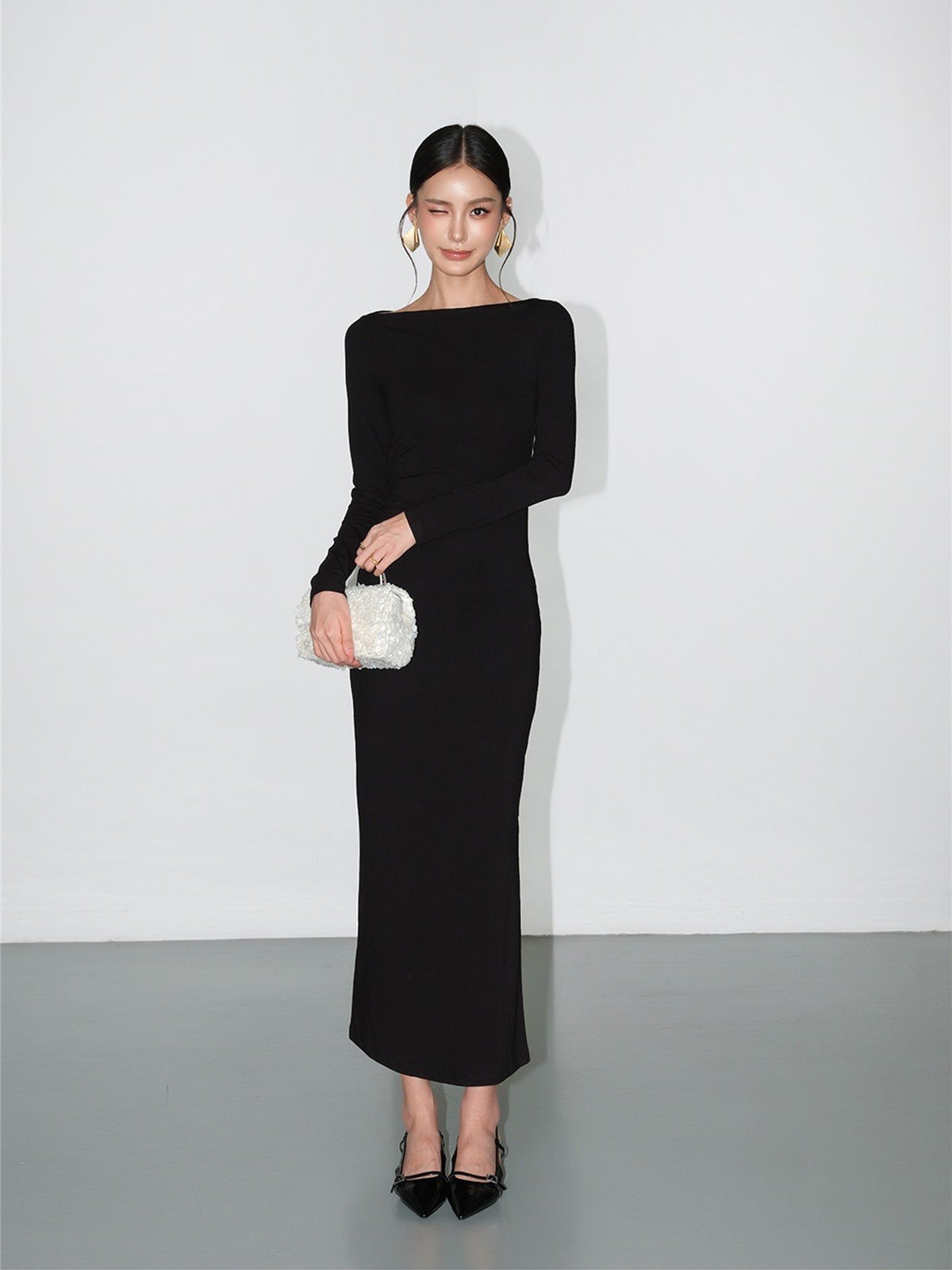 Livia Bodycon Knit Maxi Dress