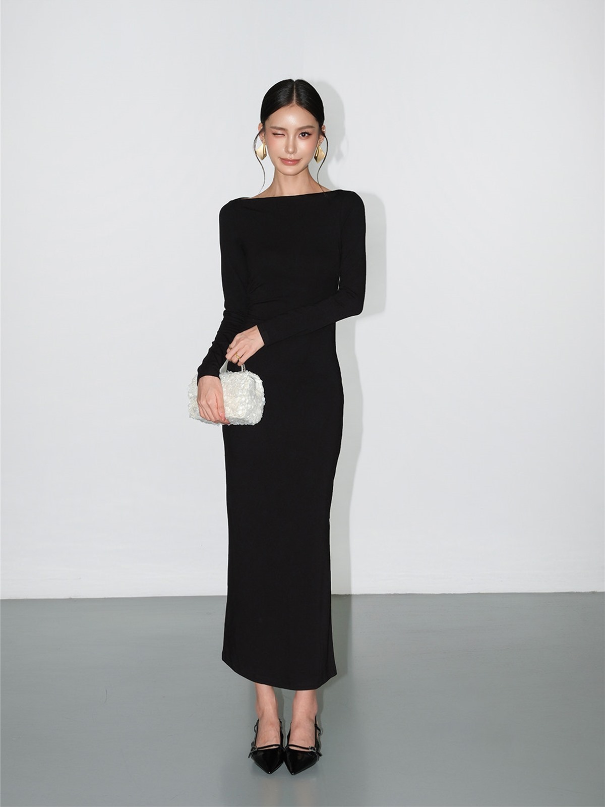 Livia Bodycon Knit Maxi Dress