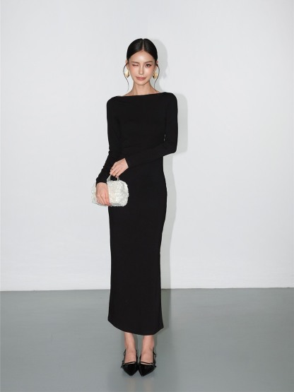 Livia Bodycon Knit Maxi Dress