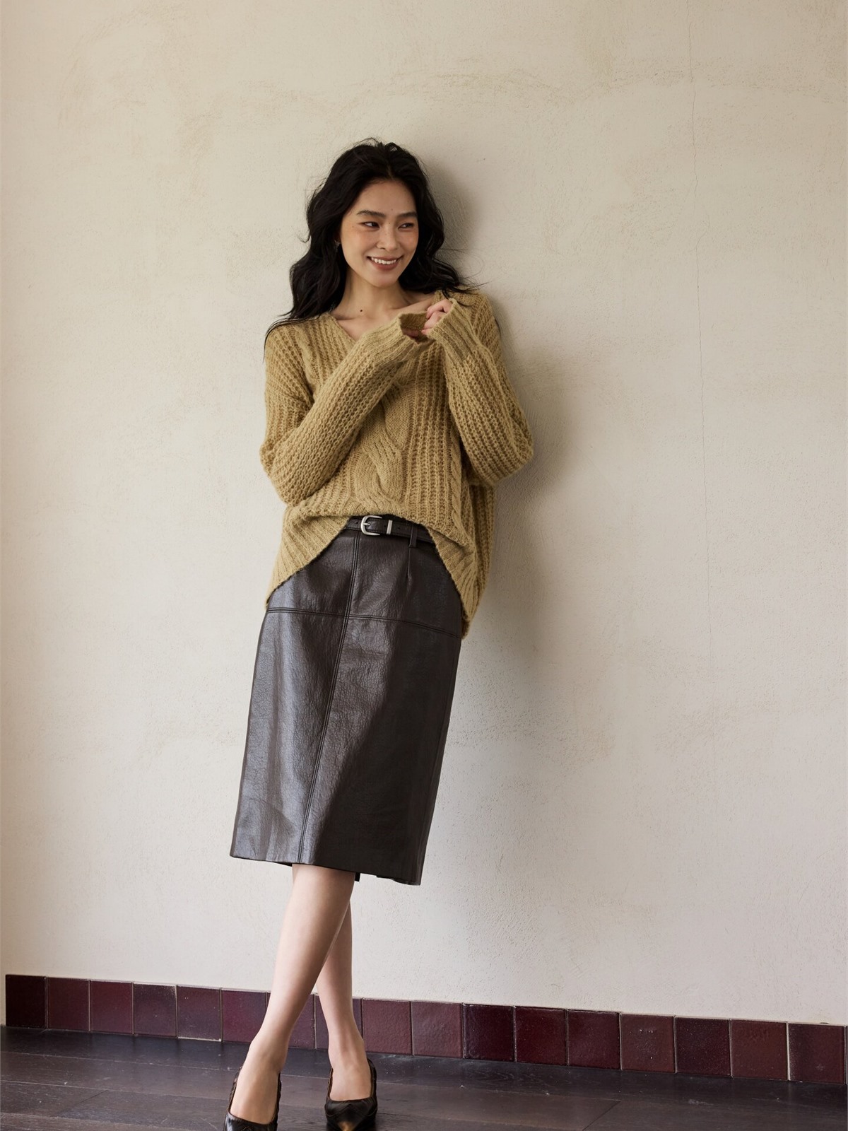 Heze Open-Knit Relaxed Sweater