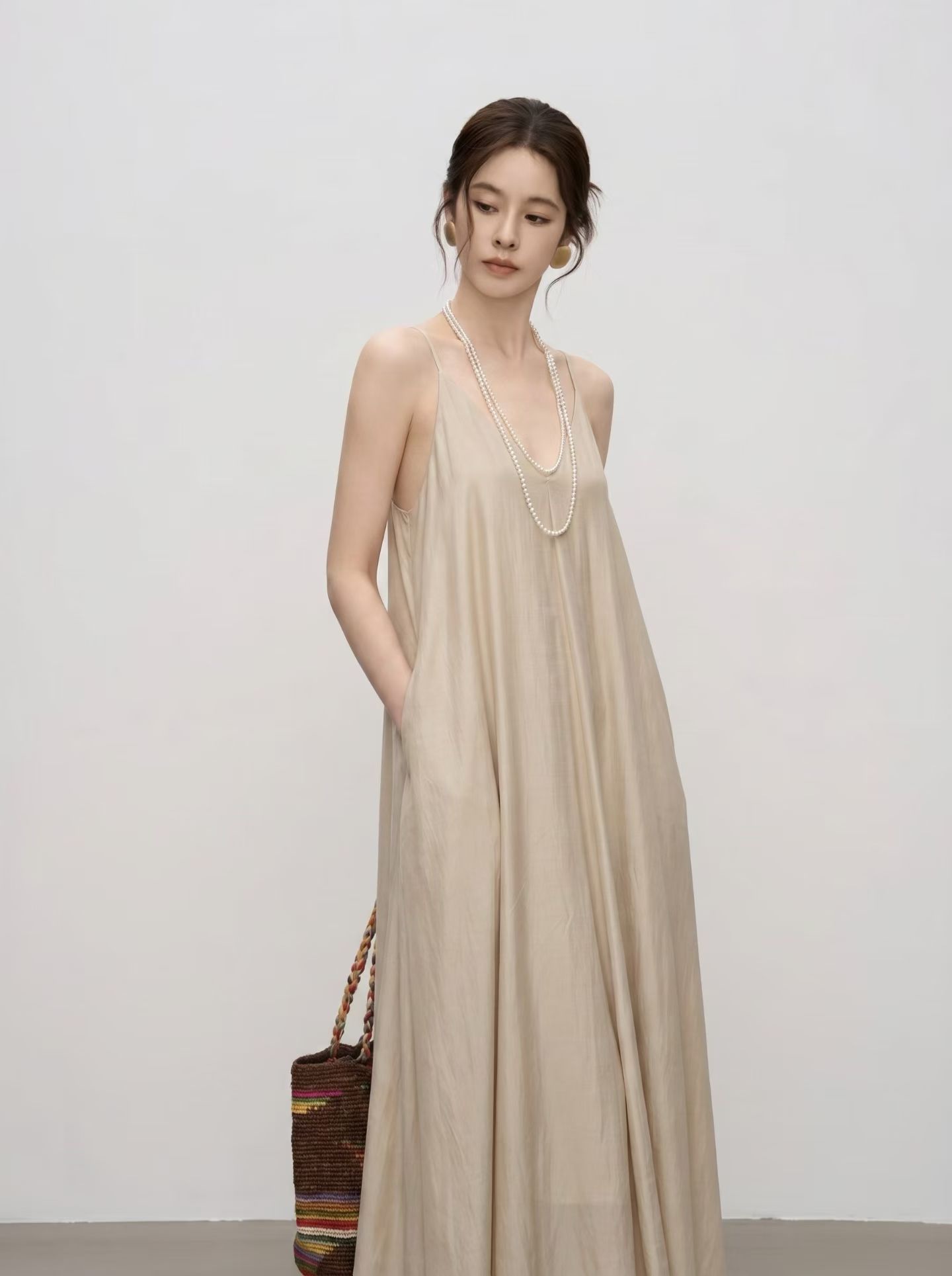 Wiolett Low Back Cami Dress