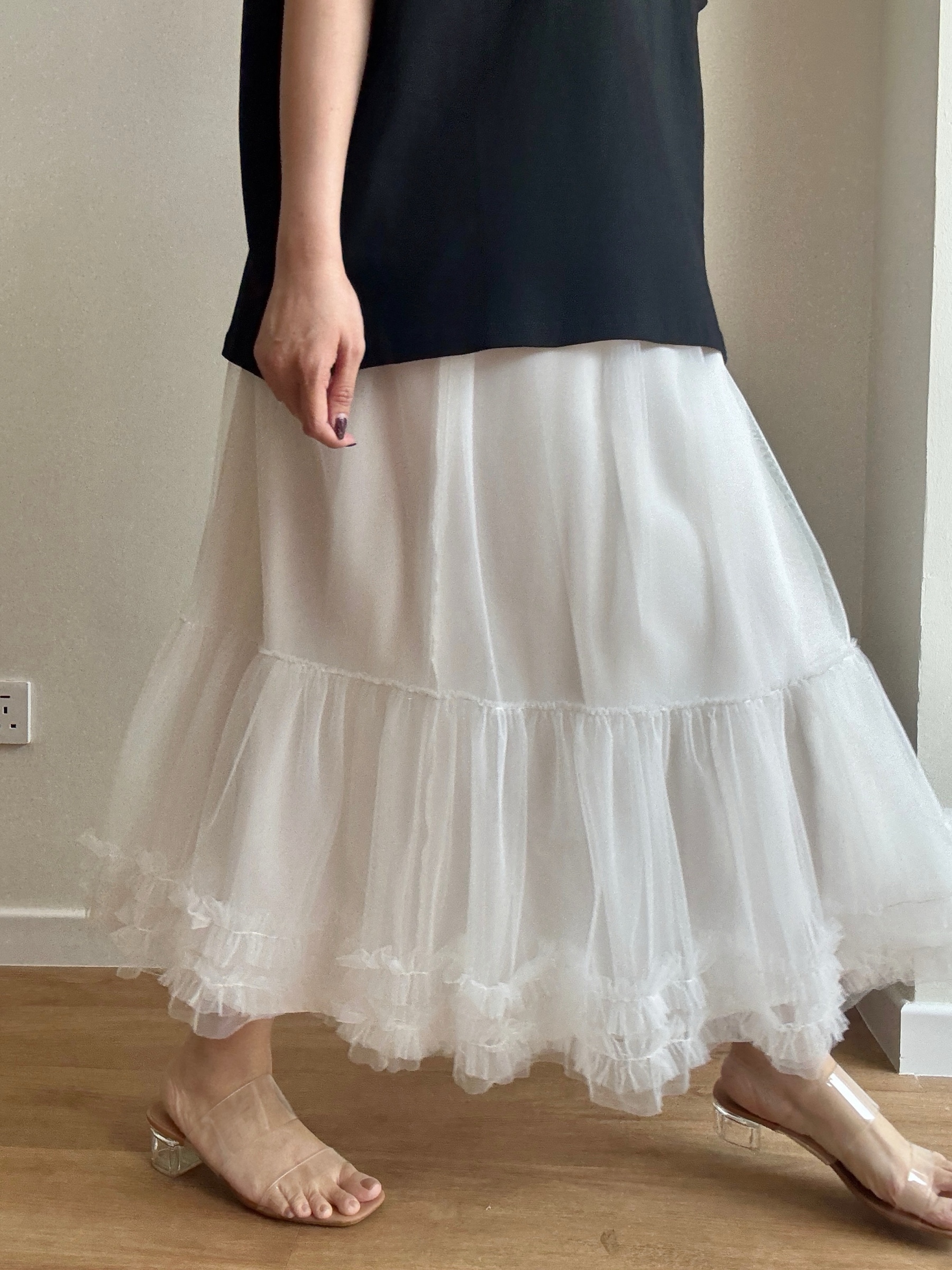 Venyce Layered Mesh Skirt