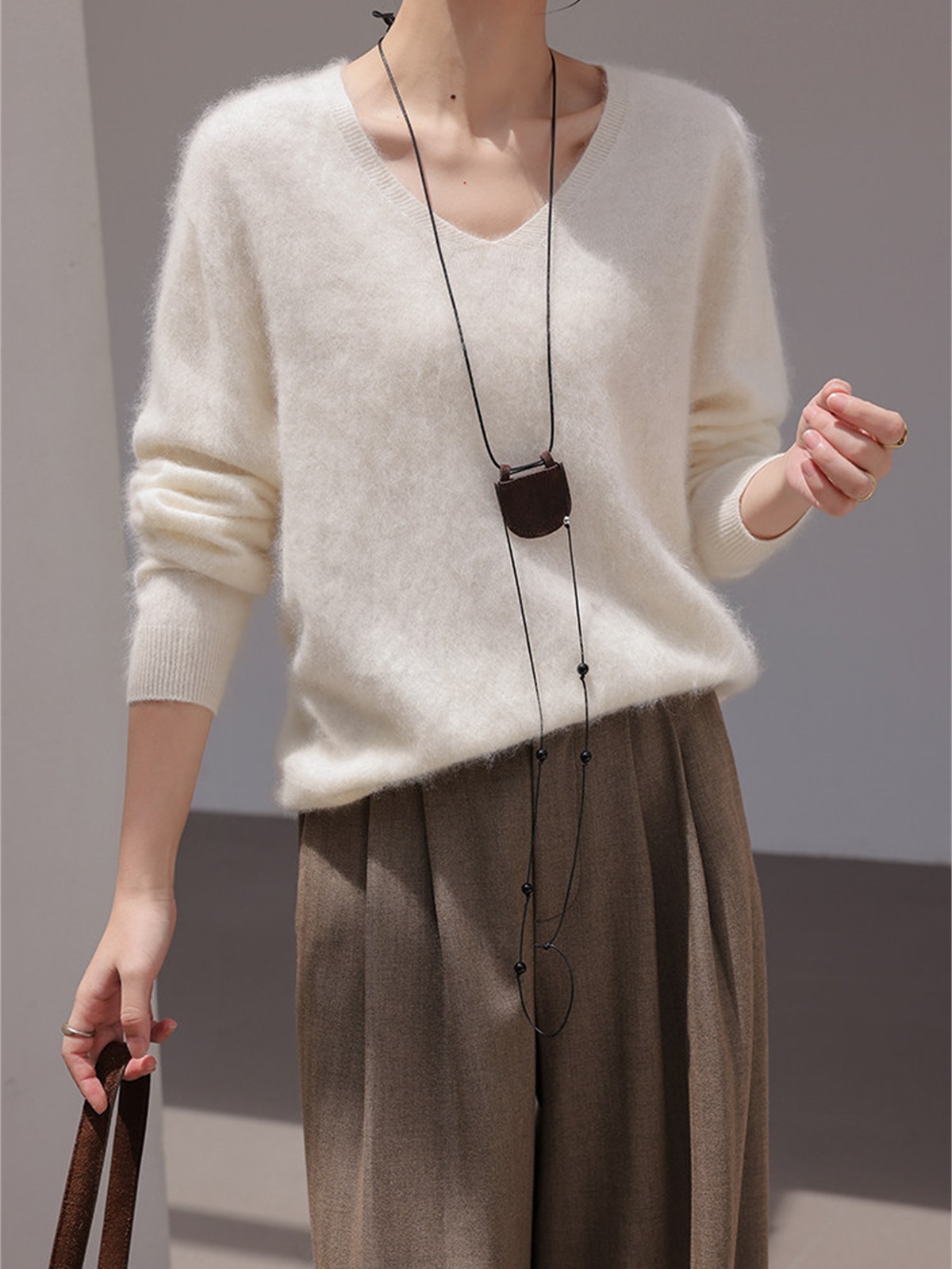 Heranny Furry Wool Top
