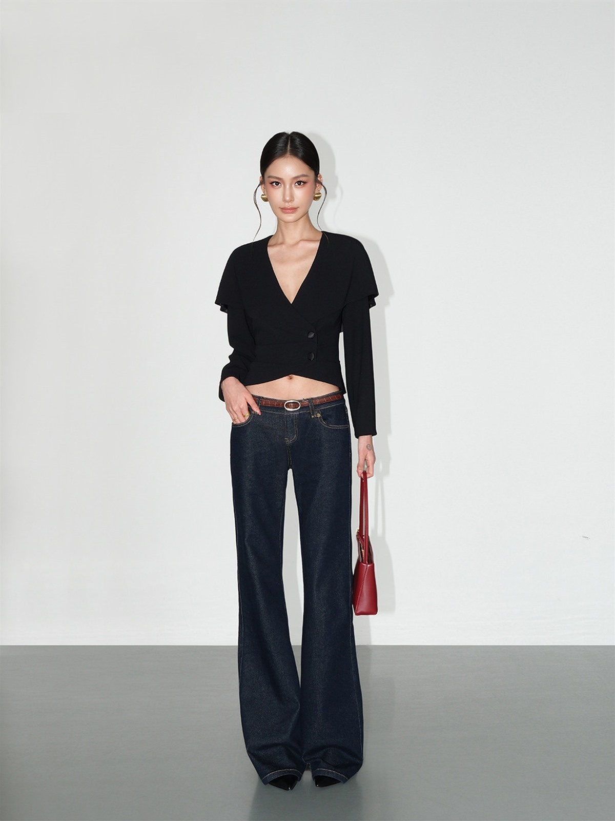 Louie Sculpted Capalet Blazer
