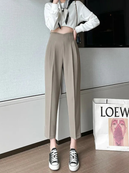 Luna Peg Leg Pants-The Black Bow-